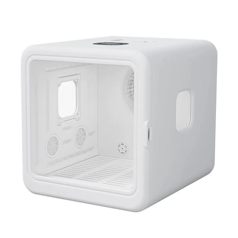 

Cute Cat Small Dog Pet Drying Box Constant Temperature Large Capacity Smart App IoT Control Metal Plastic Square Top