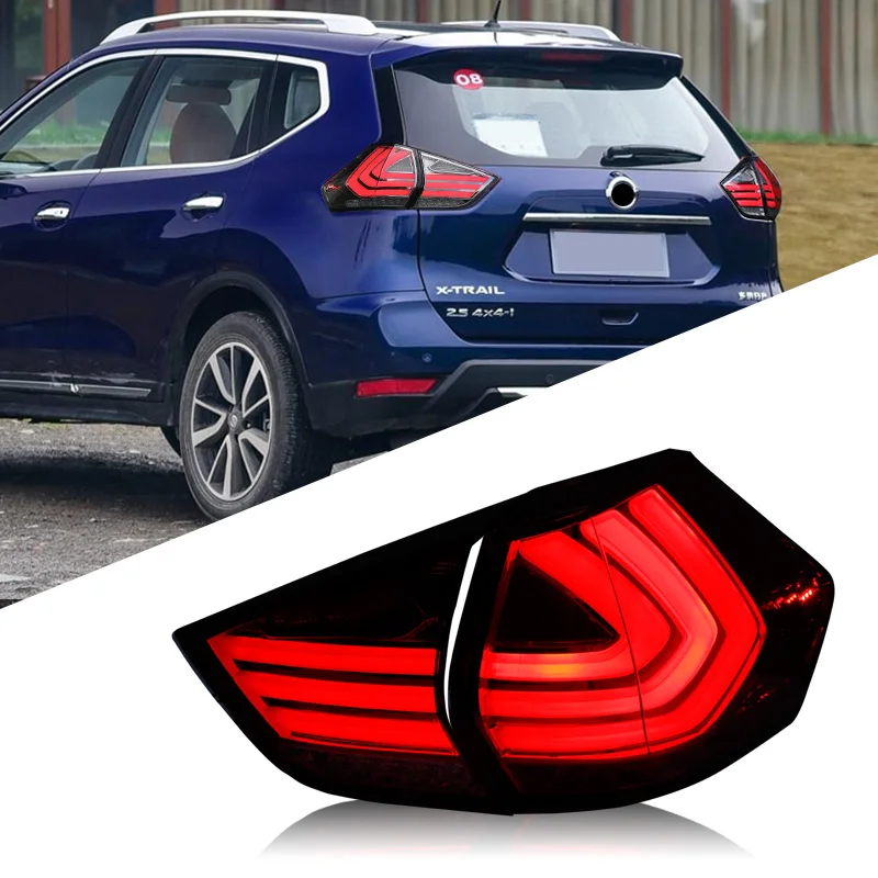 

For Nissan X-trail 2014 Car LED Tail Light Rear Bumper Light Brake Light Auto Bulb Turn Signal