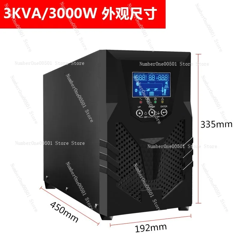 Online UPS Power Supply C3K 3000W Voltage Stabilization Computer Room Server Anti-Outage Backup Power 220V