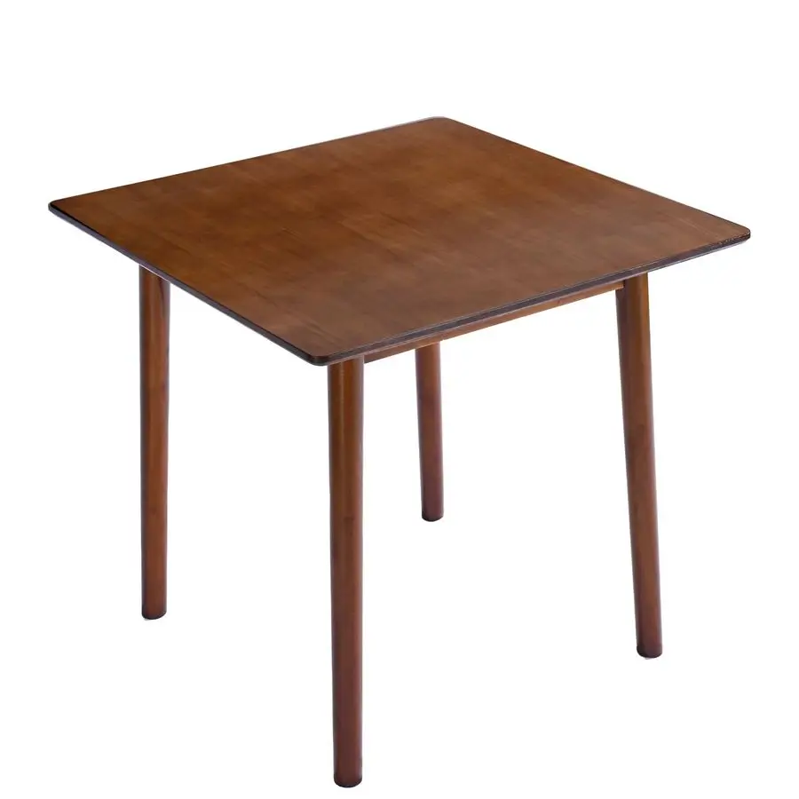 

29.5 Solid Wood Dining Table, Modern Small Dining Table, Square Farmhouse Kitchen Table, Cafe Table for Living Room Dining Room,