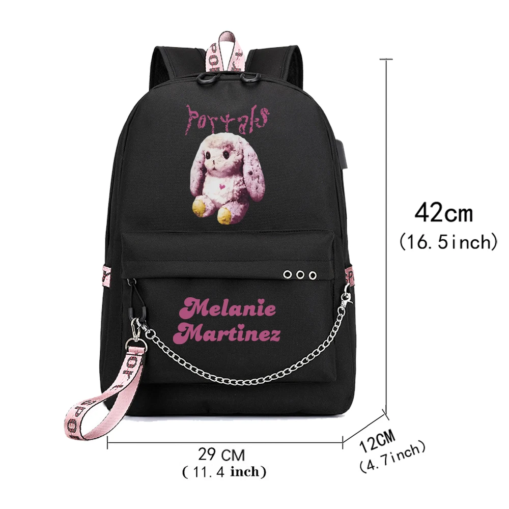 Cry Baby Melanie Martinez Print Backpack Women Girls Fashion Portals Album Melanie Martinez Shoulder Backpacks for Fans Gift