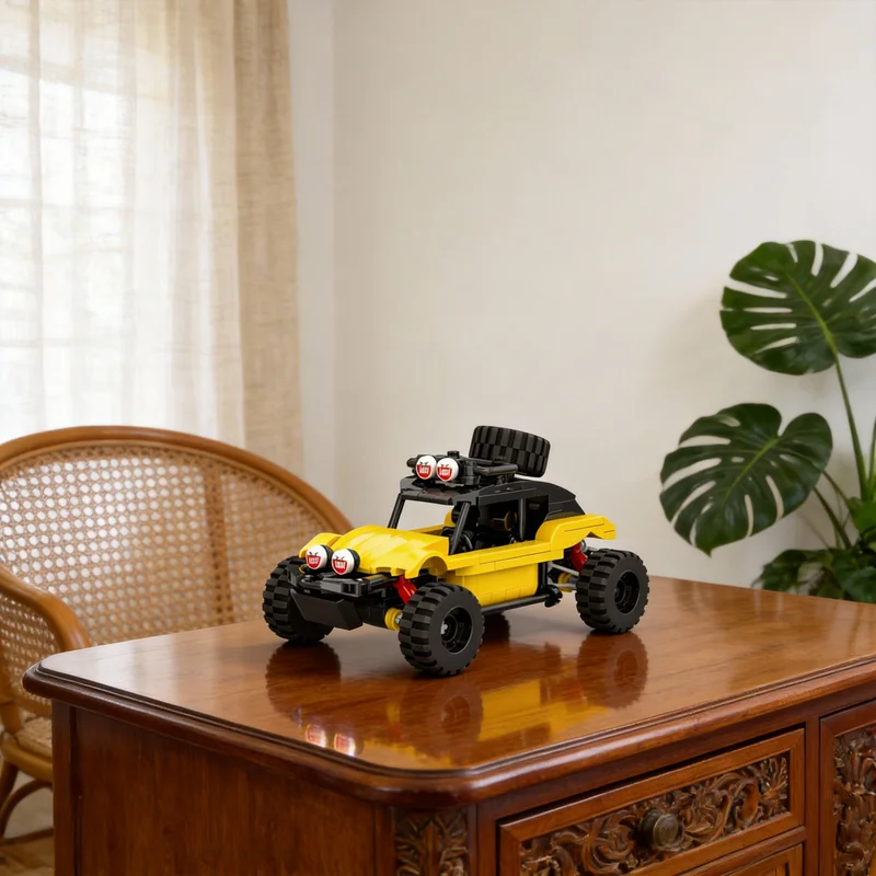276pcs MOC Wombat Typhoon Inspired Buggy City Champions Model Building Blocks Small Decor, Home Decor For Adults Christmas Gift
