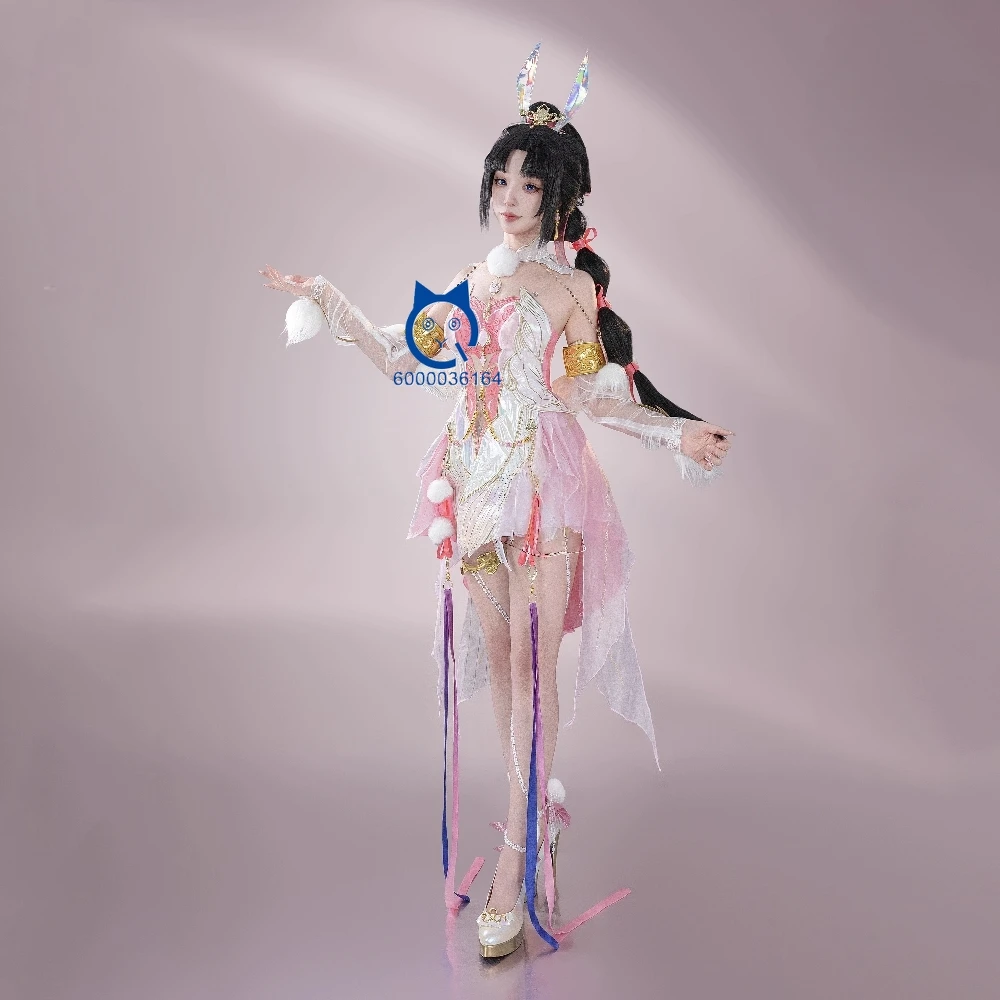 

Game Naraka: Bladepoint Douluo Continent Xiao Wu Cosplay Costume Anime HuTao High Quality Role Playing Dress for Women Comic Con