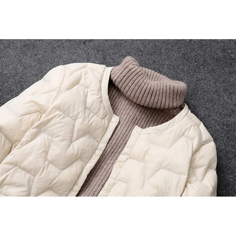 Winter Neue MODE LANGE Frauen daunen jacken größe weiblich lässig schlank ultra leicht wegen Weiße Ente WARMEN Mantel