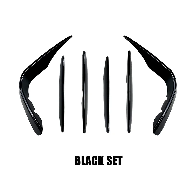 Fit For Mercedes Benz Accessories GLC Class GLC260 GLC300 GLC43 AMG X253 2016-2019 Front Bumper Splitter Canard Fog Light Trim