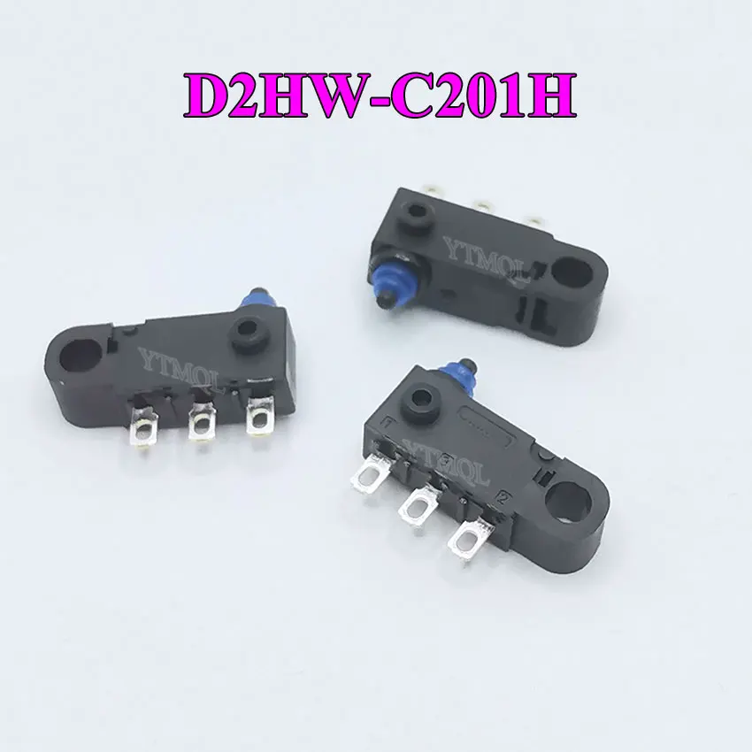 2-10Pcs Micro Switch D2HW-C201H Switch High Travel Limit Detection Charging Gun Long Button Waterproof for an Open Source Proje