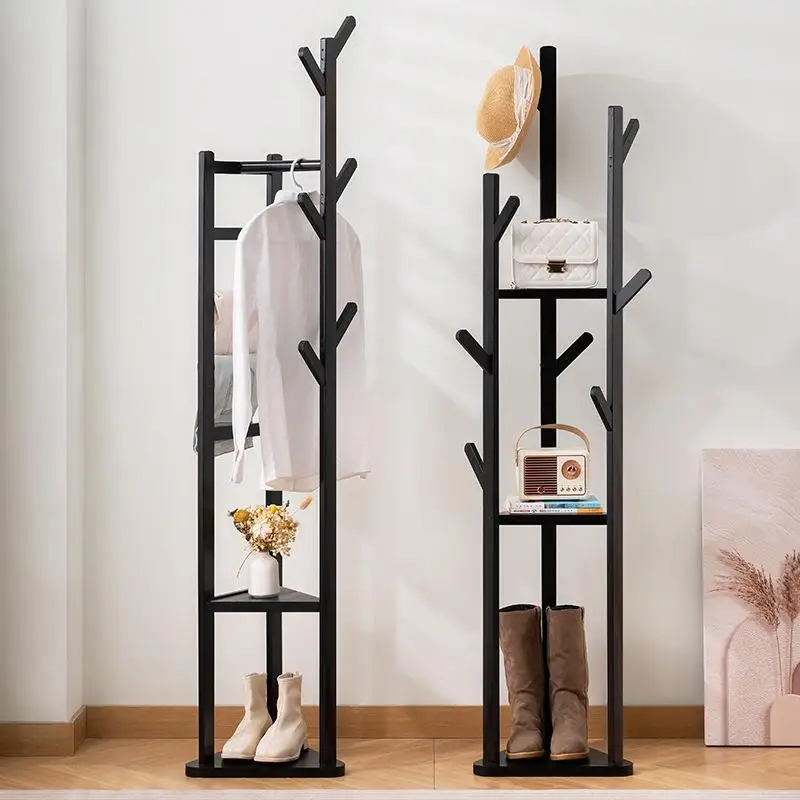 Garment Hall Tree Coat Racks Indoor Standing Shoe Space Saving Coat Racks Bedroom Metal Porte Manteau Lounge Suite Furniture