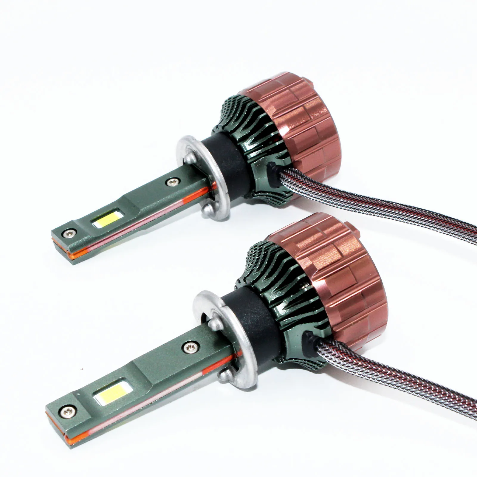 2x H1 150 واط LED المصابيح الأمامية تحويل عدة عالية منخفضة شعاع السوبر مشرق 6000 كيلو الأبيض السيارات LED مصباح عالية الطاقة الضباب الخفيف