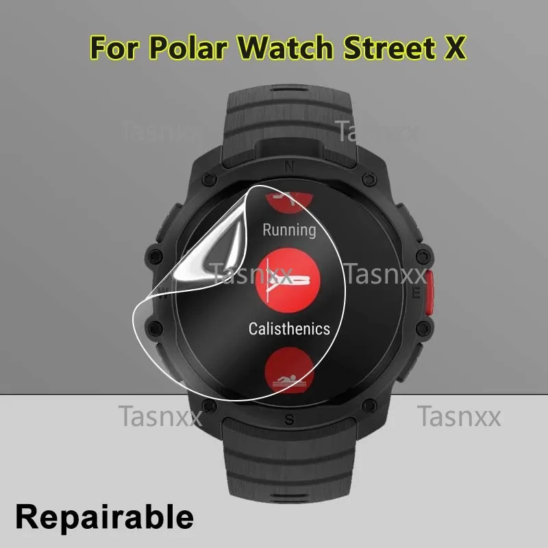 

Ультрапрозрачная тонкая защитная пленка для смарт-часов Polar Street X, мягкая, устойчивая к царапинам, восстанавливаемая гидрогелевая пленка - не закаленное стекло