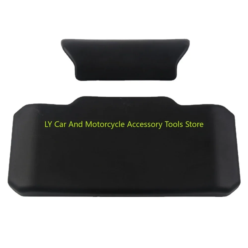 Motorcycle Passenger Backrest Back Pad Universal Self-adhesive Shockproof Moto Rear Top Case Box Luggage Cushion Pad Backrest