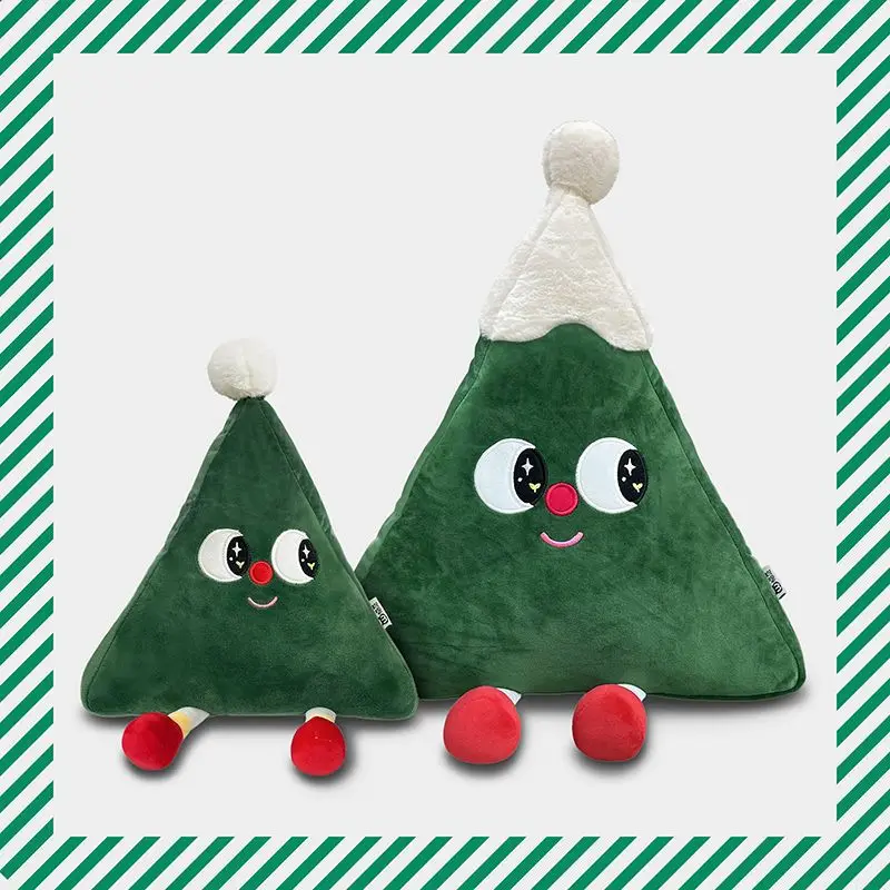 INS Christmas Tree Pillow Cute Plush Toy Doll Living Room Sofa Cushion Christmas Gift Crowd Green