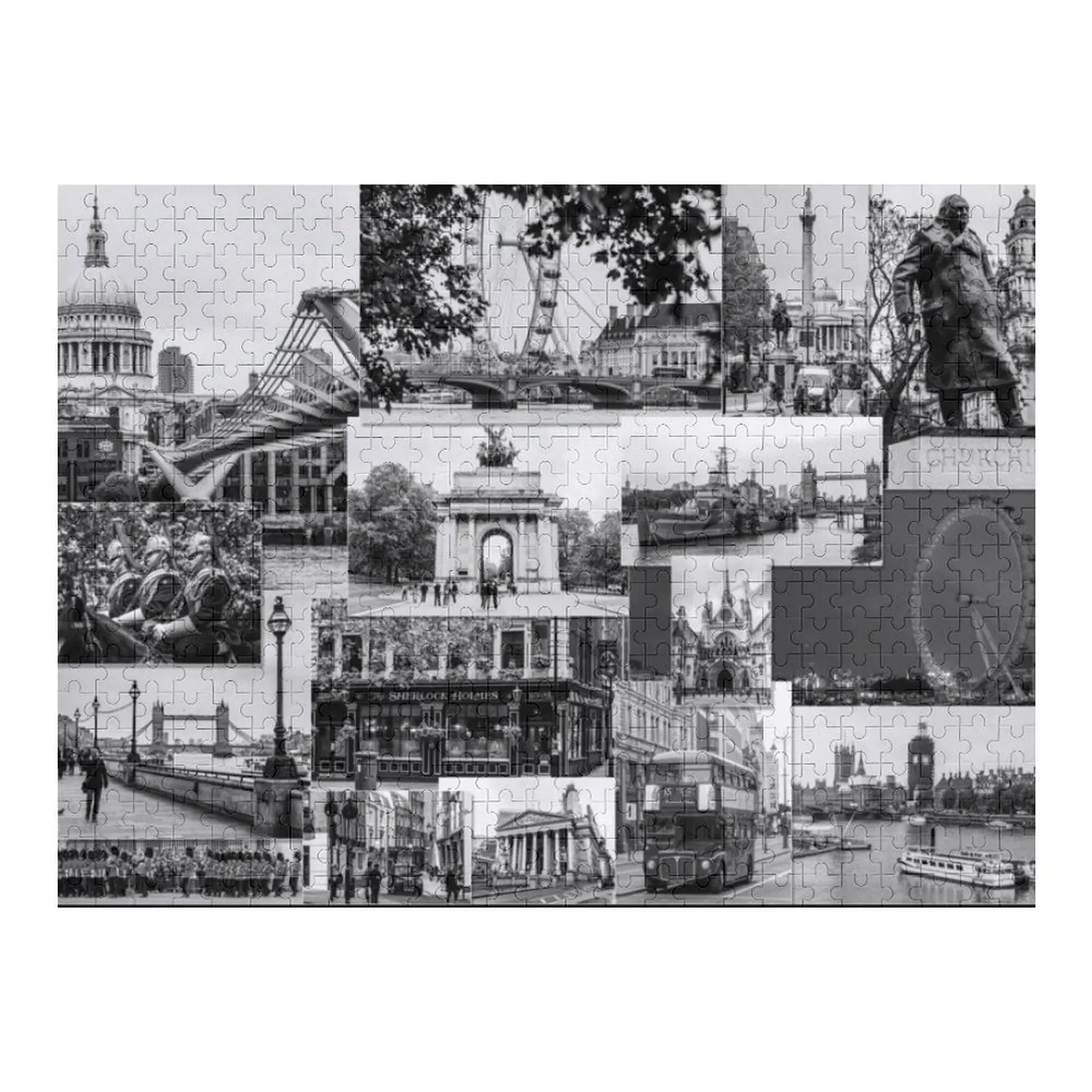 

Streets of London Jigsaw Puzzle Personalized Gift Ideas Personalised Jigsaw Name Wooden Toy Puzzle