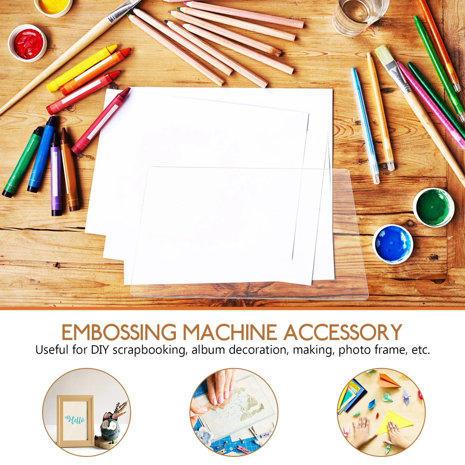 

Plastic Embossing Mat For Diy Scrapbooking Lightweight Cutting Plate Craft Pad Die-Cutting Machine Replacement Sheet Crafting
