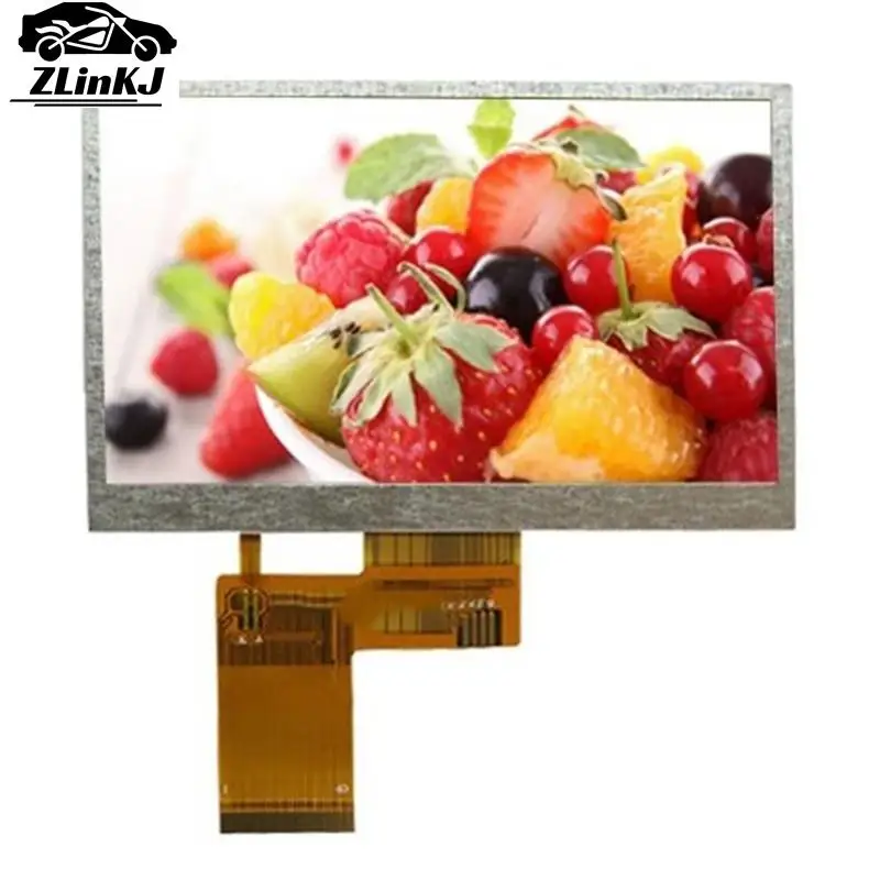 4.3 inch TFT LCD Module 480xRGBx272 GC3047 Driver IC 350 High Brightness TFT LCD Module No Touch 40PIN RGB TFT LCD Module 3.3V