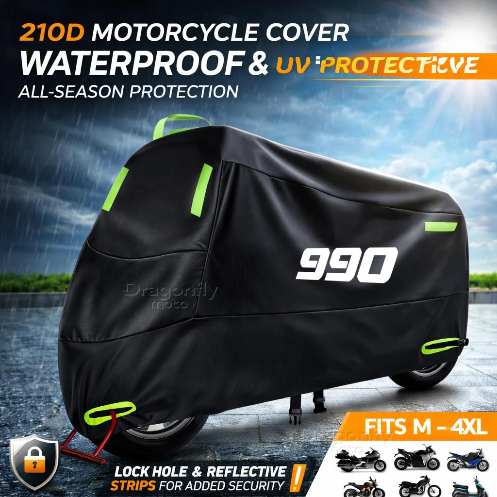 

For KTM 990 Super Duke 990 Supermoto R 2005 2007 2008 2009 2010 2011 Motorcycle Cover Waterproof Outdoor Scooter UV Protector