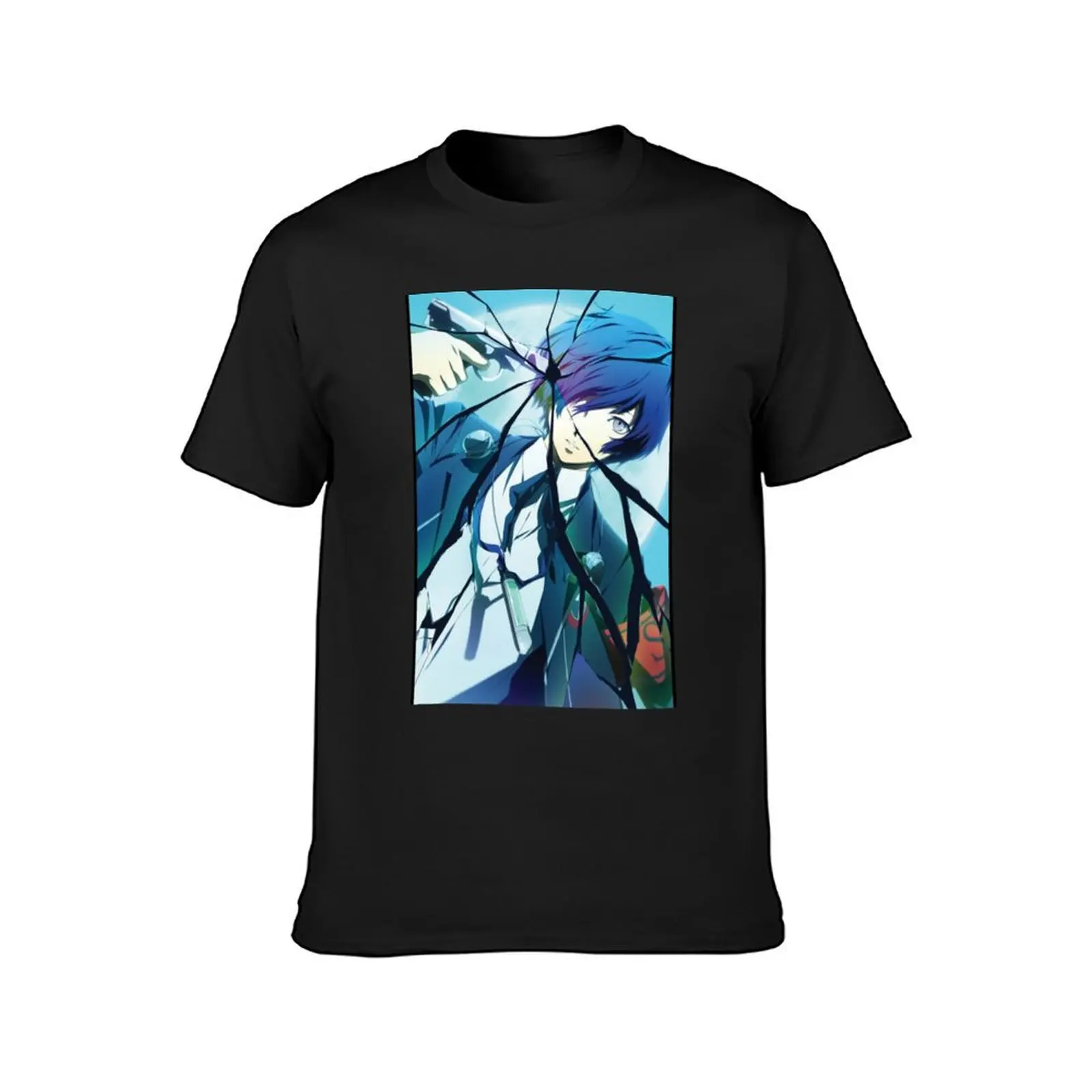 Persona 3 Protagonist Background T-Shirt for a boy new edition black t-shirts for men