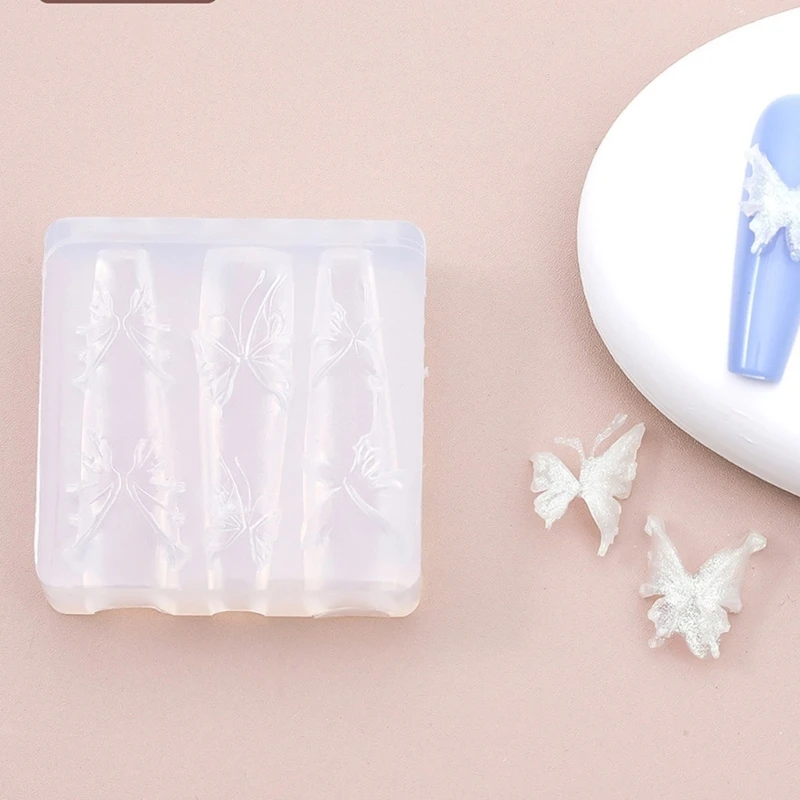 

Flexible Silicone Mould for Acrylic Art With Butterfly Designs Daily Use