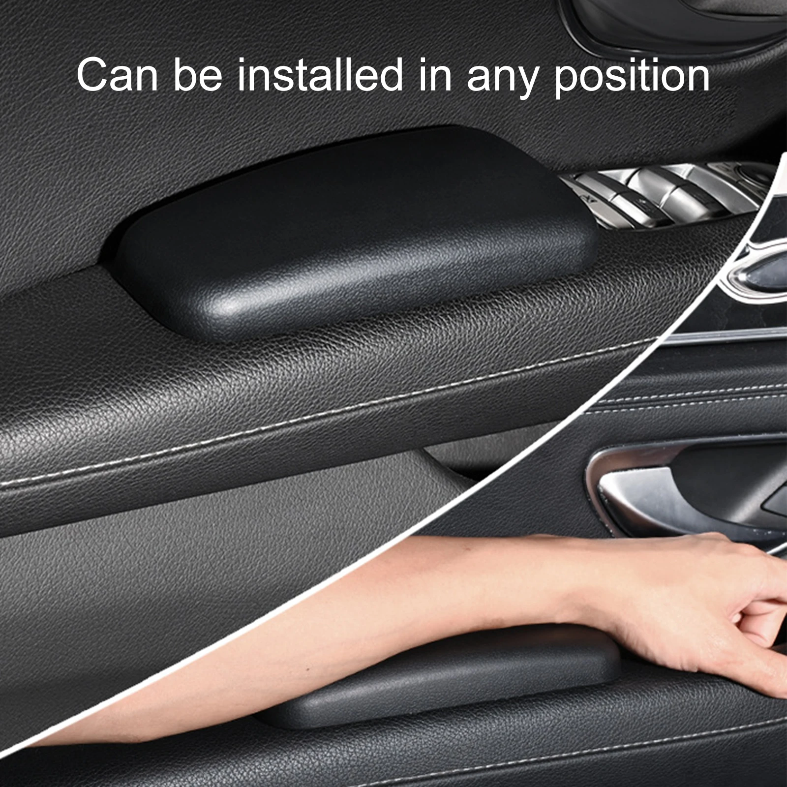 

Car armrest pad car door heightening pad central armrest box pad leg support arm elbow support knee pads universal foot pads