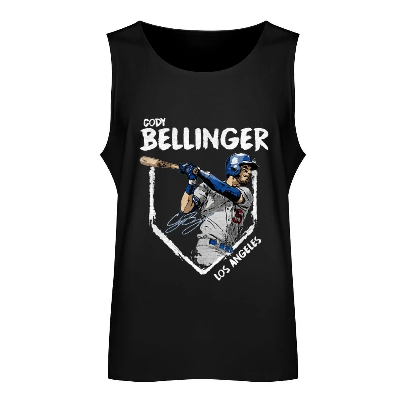 cody bellinger base Tank Top gym training accessories mens gym clothes basketball clothing T-shirt Men's gym