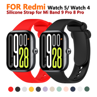 Watchband Sport Band for Redmi Watch 5 Smartwatch Replacement Bracelet for Xiaomi Mi Band 9 Pro 8 Pro Silicone Strap Accessories