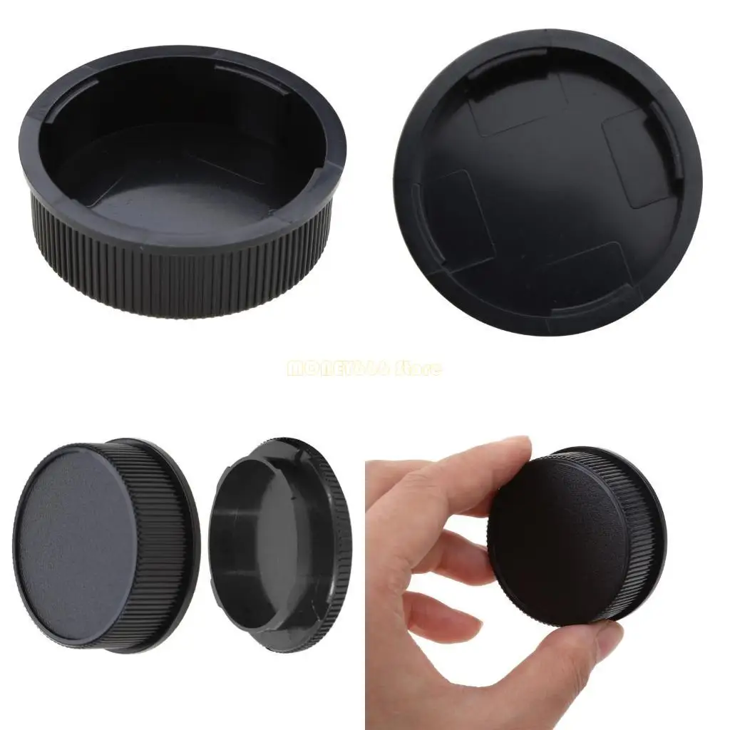 F62C Cappellino per posteriore + Cappellino per il corpo della fotocamera in plastica Nera per LM per M9