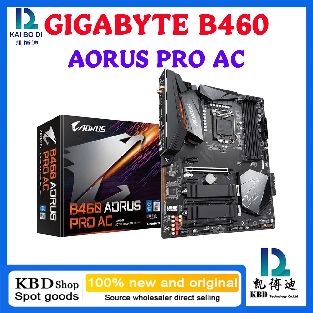 GIGABYTE B460 AORUS PRO AC LGA1200  100%NEW and ORIGINAL computer motherboard