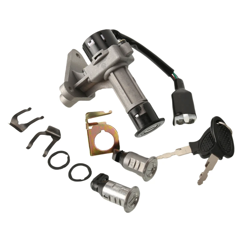 Exclusively Crafted Motorcycle Scooter Ignition Switch Lock Set for GY6150 Engine Models