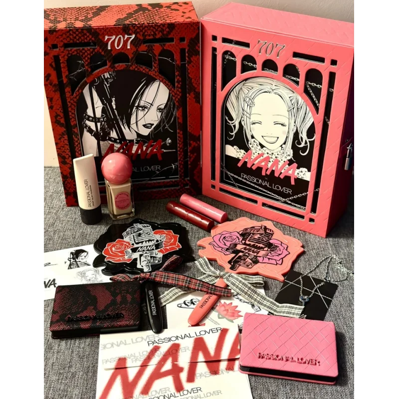 

Anime Nana Joint Name Makeup Gift Box Hot Girl Lipstick Foundation Eyeshadow Palette Set Sexy Long Lasting Cosmetic Girls Gifts