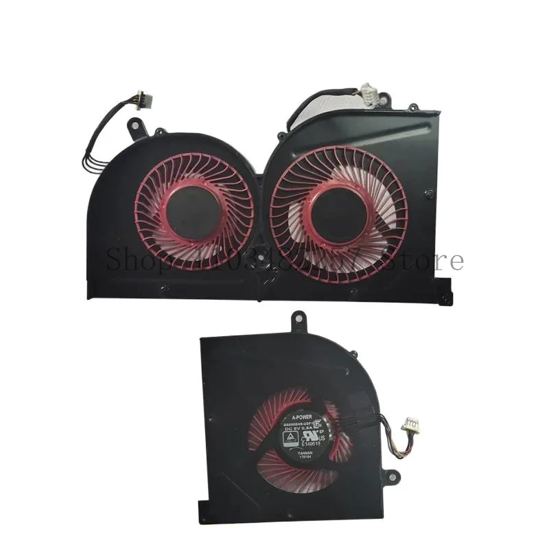

WYORESY portable CPU cooling fan, suitable for MSI gs63vr gs73 gs73vr computer notebook MS-17B1 cooler with GPU BS5005HS-U2F1