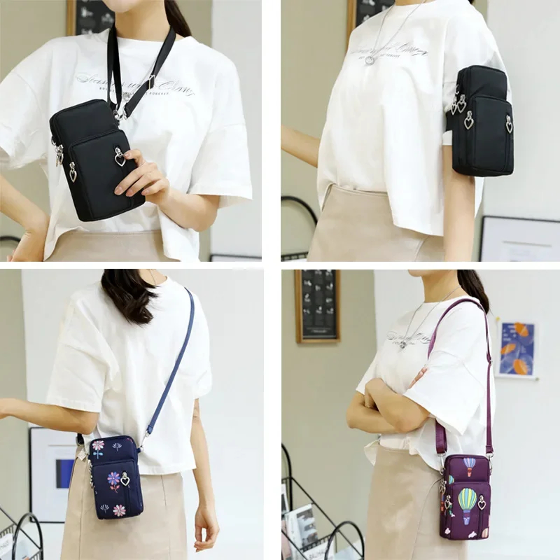 2023 Mobile Phone Bag Women\'s Messenger Bag New All-match Mini Small Crossbody Bag Hanging Neck Coin Purse Vertical Handbag