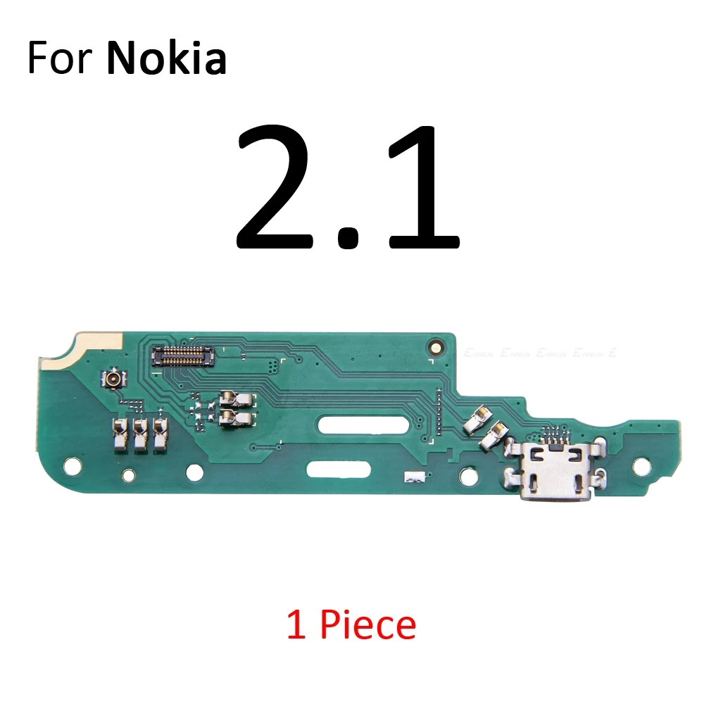 USB Charging Port Dock Plug Connector Charger Board With Mic Microphone Flex Cable For Nokia 3.1 5.1 Plus 2.1 2 2.2 3 3.2 4.2 5