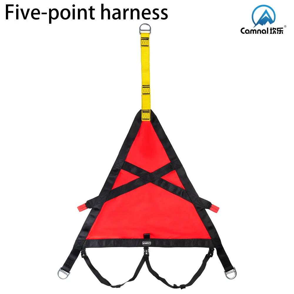 

Camnal Safety Belt Rescuing Cable Car Gear Cave Evacuation Harness for Women Men