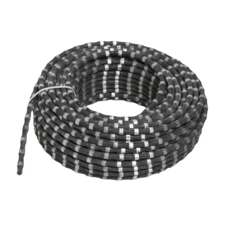 High efficiency 11.5mm diamond wire saw rope for reinforced concrete cutting