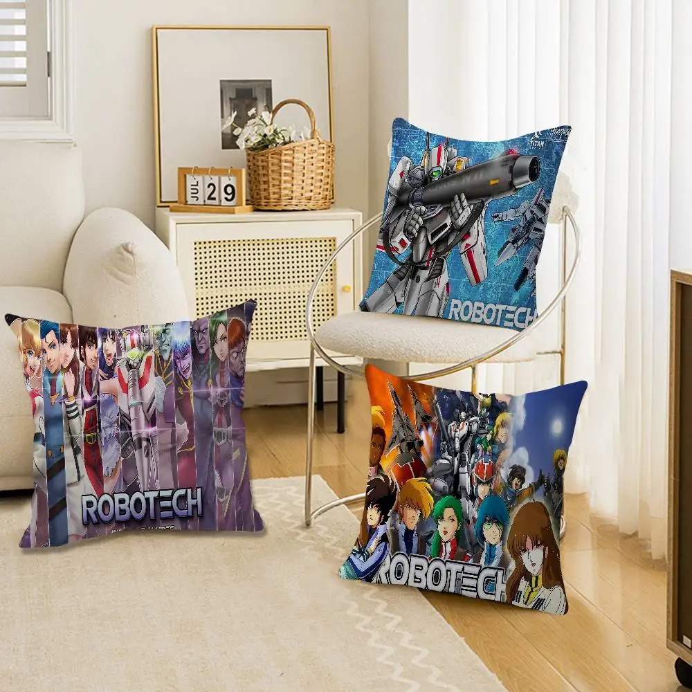 

Cartoon R-RobotechS Pillow Cover for Bedroom Room and Living Room Sofa Decorative Cushion Cover