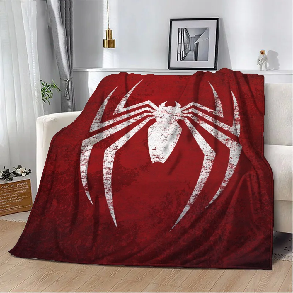 S-Spider-Man Thermal Blankets for Bed Kawaii Blanket for Sofa Decoration Luxury Throw Blankets and Throws Microfiber Bedding