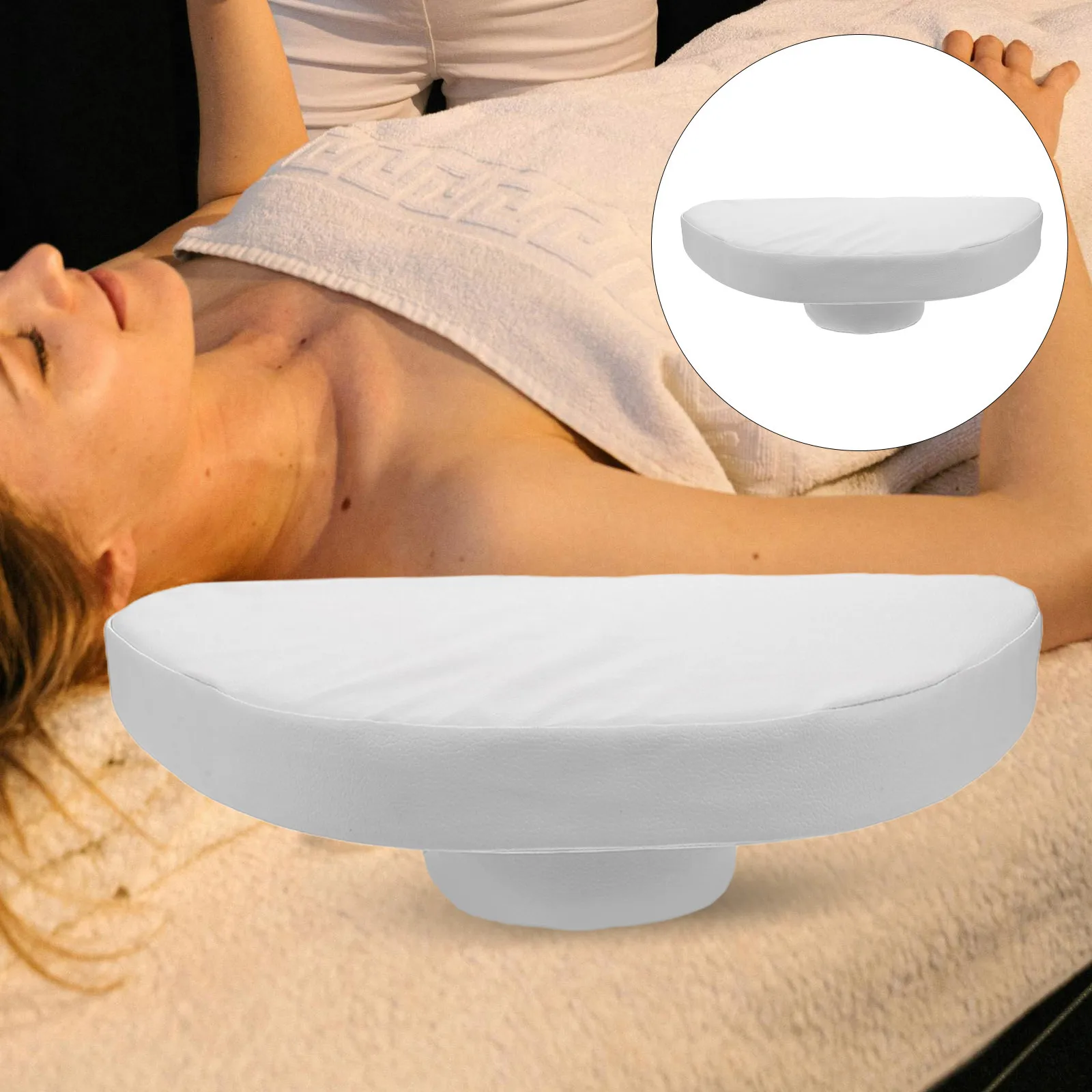 

Massage Bed Pillow Core Durable Antisag Headrest for Beauty Salon Massage Table Face Down Cushion Comfortable Pad