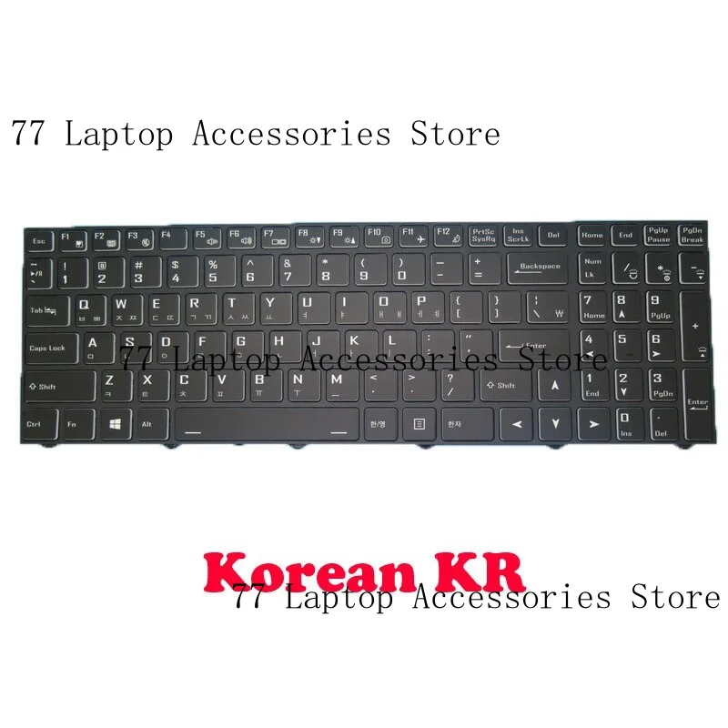 

Laptop Backlit Keyboard For CLEVO X370SNV X370SNX-G -D X370SNW X370SNW-G Korean