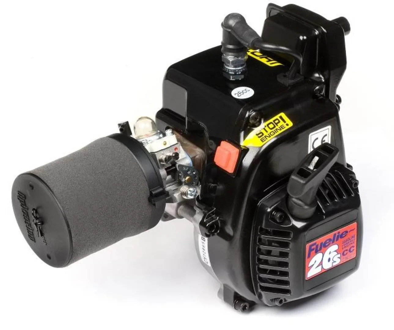 NF 26cc Two-stroke Engine1:5 Scale Pull-start Large Displacement Engine Remote Control Off road Vehicle Metal Engine Model Toy