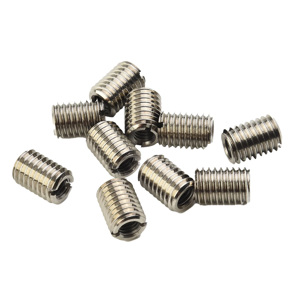 10pcs Thread Adapter, M10 to M6 Reducer for Easy Installation, Stainless Steel Material, for Thread Conversion