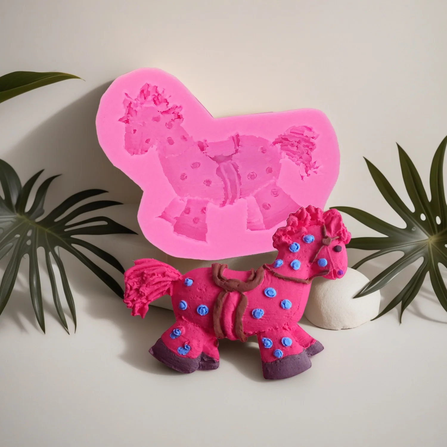 Horse Trojan Silicone Molds Sugarcraft Clay DIY Arts Chocolate Fondant Mould for Cake Decorating Molds