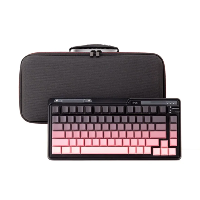 Keyboard storage bag Mechanical keyboard travel storage Hard case zipper bag