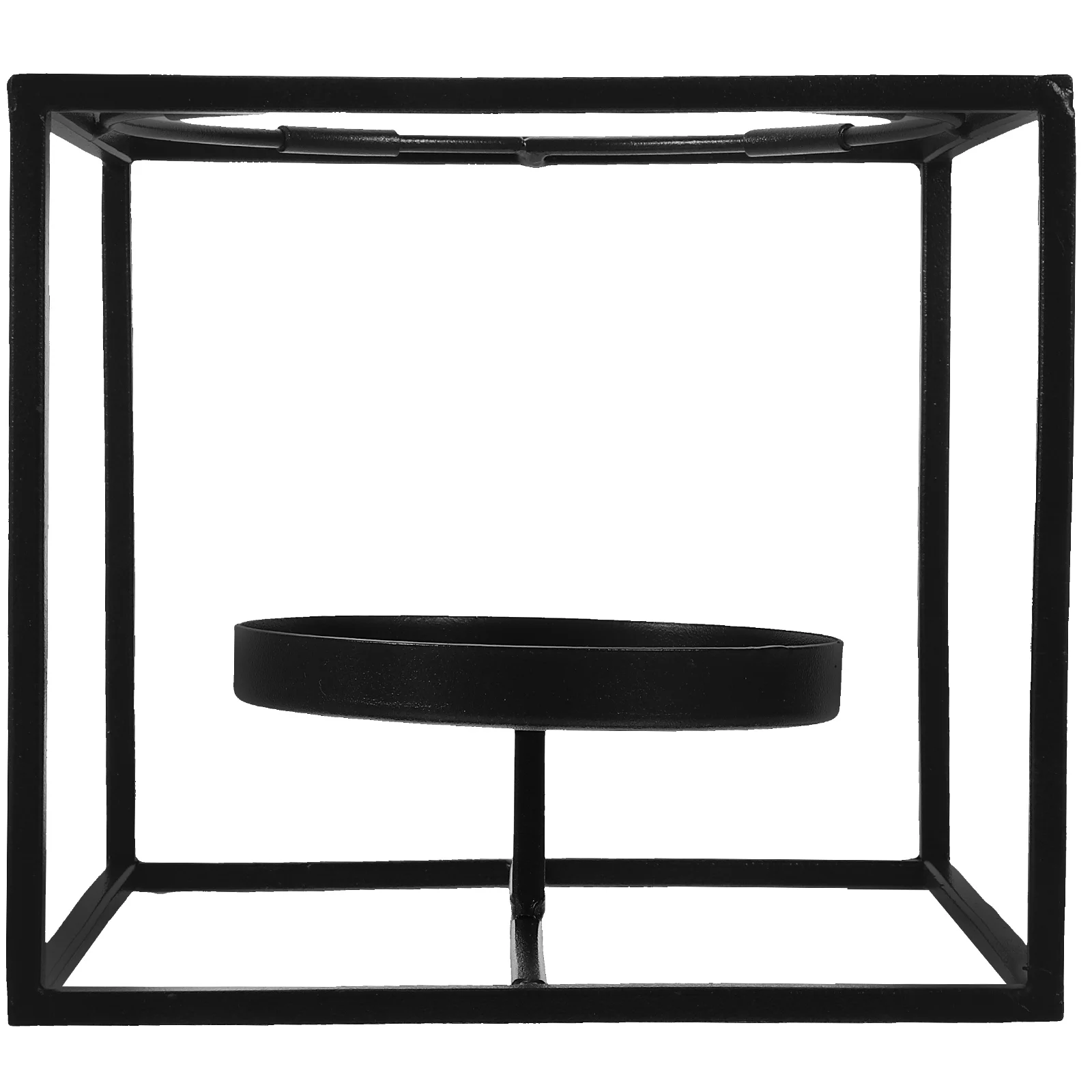

Geometric Iron Holder Sturdy Metal Candlestick For Wedding Home Party Decor High Temp Resistant Ornament