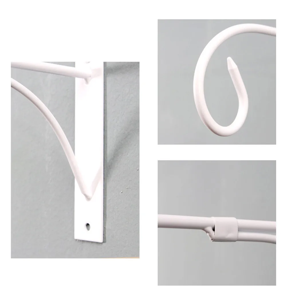 White Bonsai Hanging Hook Flowerpot Holder Stable Hanging Plant Hook for Home Office Balcony Living Room Use Flowerpot Hanger