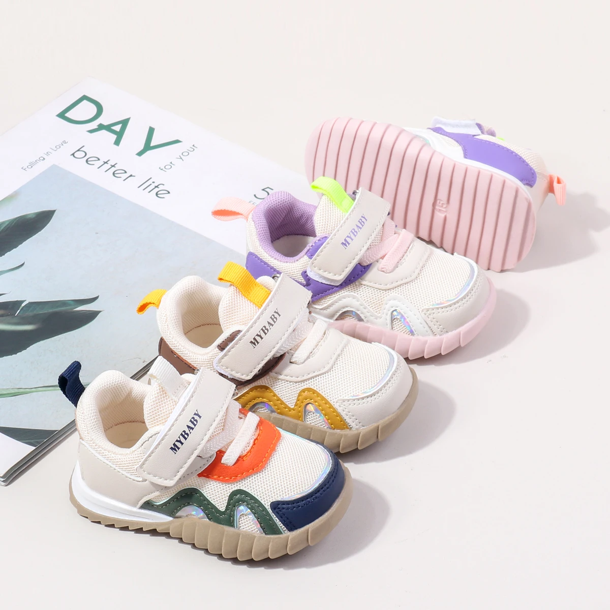 2025년 핫셀링 봄 가을 신생아 남아 여아 캐주얼 스포츠 첫걸음 미끄럼 방지 유아 신발