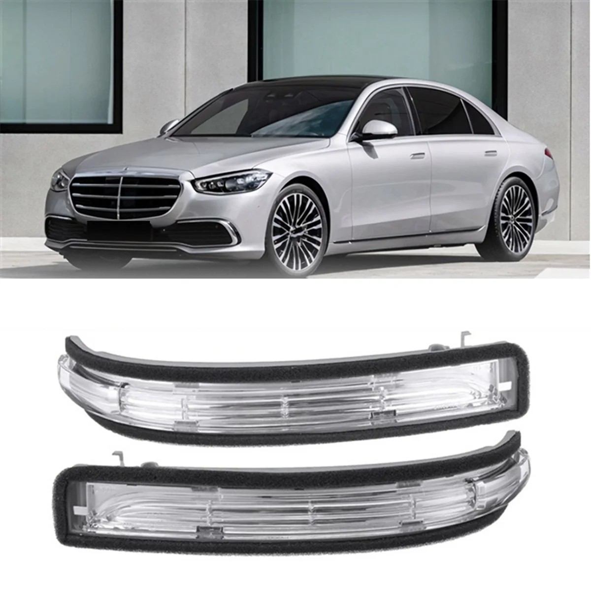 Left Side LED Rearview Mirror Light A1698201121 for Mercedes Benz A B-Class W169 W245 07-11 Turn Signal Indicator Light