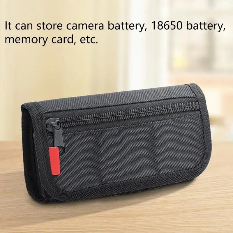 E1PF DSLR -Kamera -Batteriespeichertasche für 18650 Batterie, -Speicherkarte