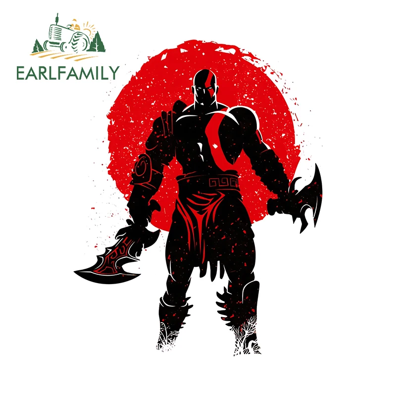 EARLFAMILY 13cm x 10.3cm Japanese Samurai Tattoo Vinyl Car Sticker Occlusion Scratch Rearview Mirror Decal Waterproof Decor - Image 2