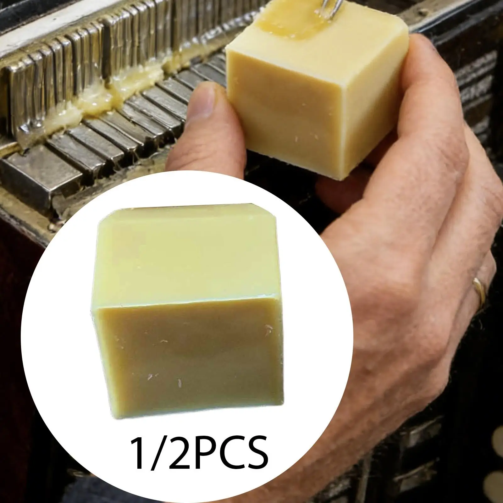 Accordion Repair Beeswax Block Durable Adhesive Plate Fixing Maintenance Wax Supply for Accordion Reed Block