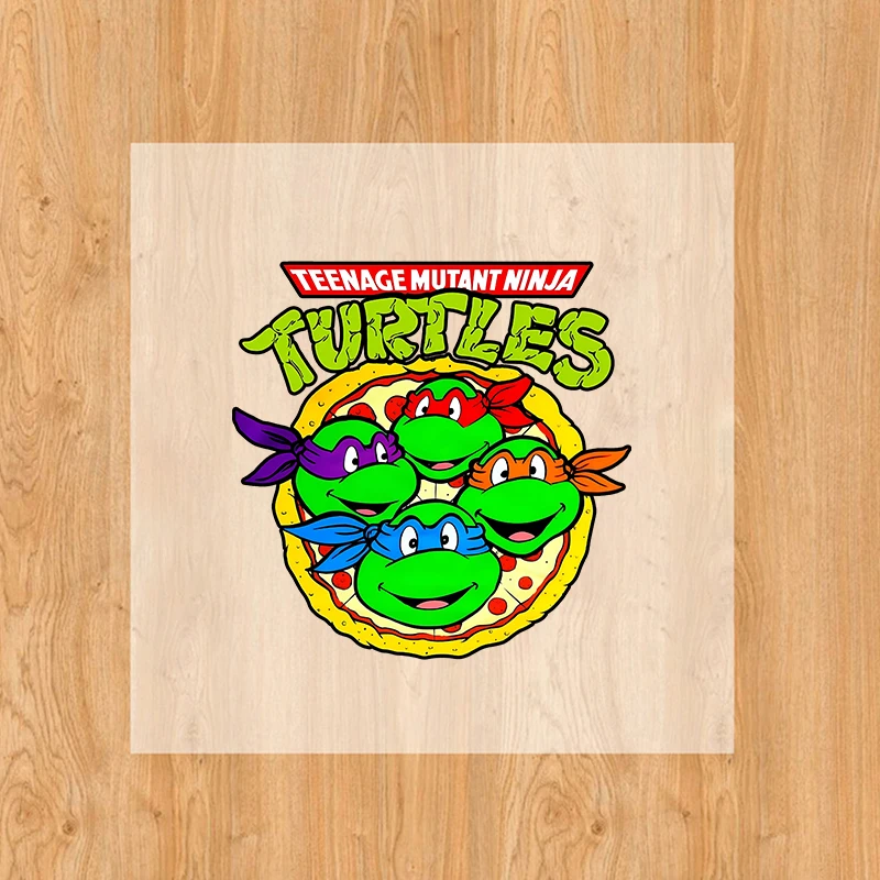 Teenage Mutant Ninja Turtles Heat Transfers Sticker Cartoon Print T-shirt Patche Iron Transfer Sticker Thermal Decal DIY Gift view 4