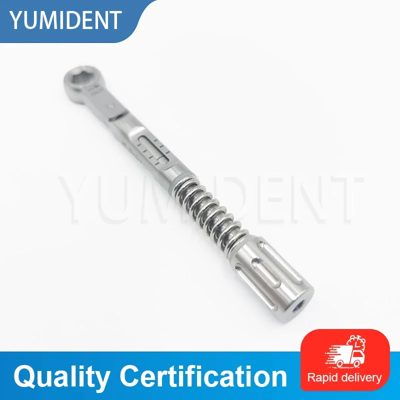 

odontología dental Stainless Steel Implant Torque Ratchet Wrench Dental Tools with Drivers 10-50 NCM 10.5mm dentista strumenti